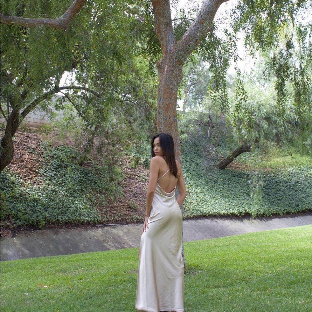Silk Long Dress